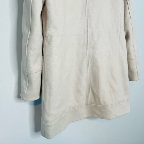Ever New Melbourne Cream Wool-Blend Faux-Fur-Hood Fran Winter Coat. Size 6. - Picture 7 of 15